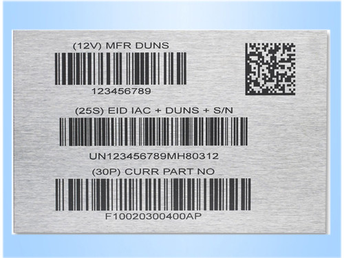 金屬加工打標樣品